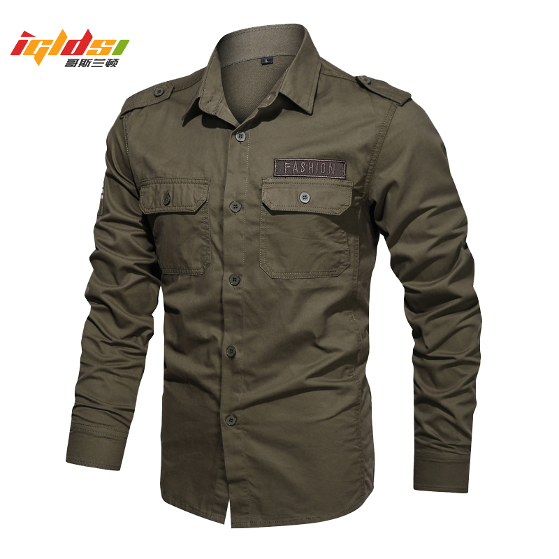 Tactical Military Shirt Cargo - Cargo Shirts for Men Military Style