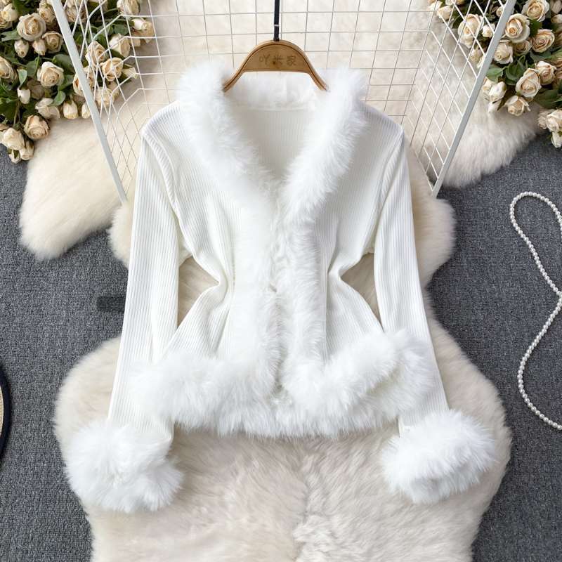 Women Plus Size Faux Fur Splic - Jackets ulasan dan harga
