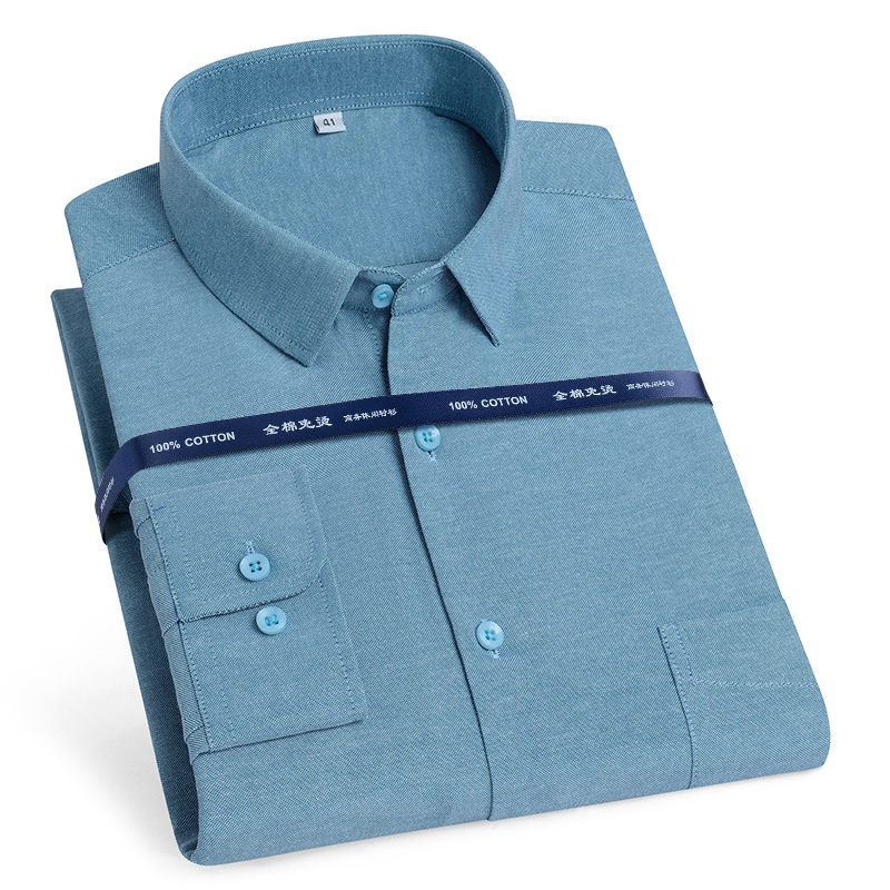 Oversize 11XL 10XL 9XL  Qualit - Oxford Cotton Casual Shirt Business ulasan dan harga