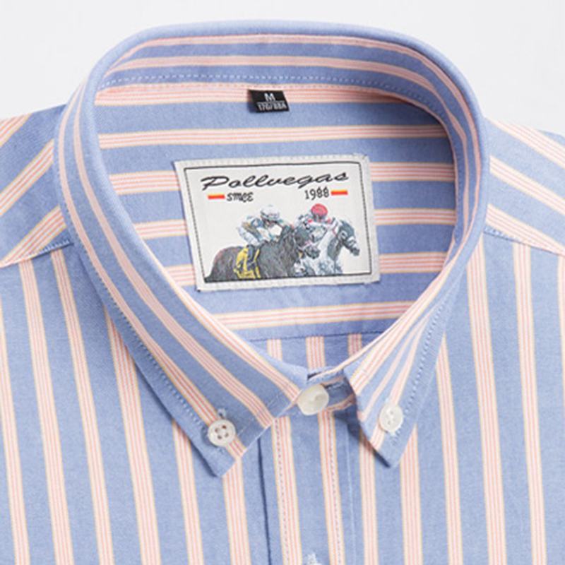 New 100% Cotton Smart Casual L - Oxford Cotton Casual Shirt Business ulasan dan harga