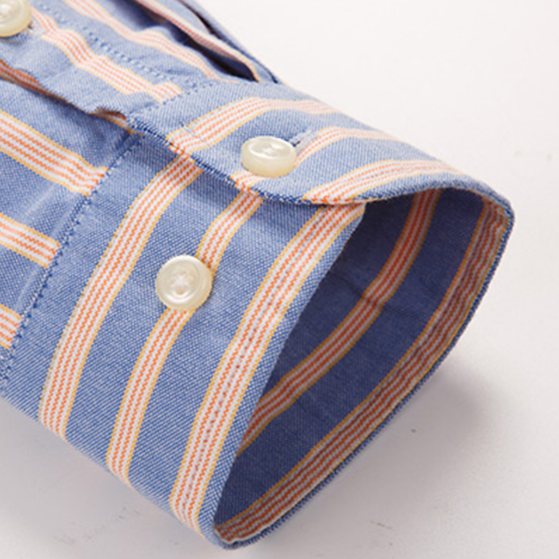 New 100% Cotton Smart Casual L - Oxford Cotton Casual Shirt Business ulasan dan harga