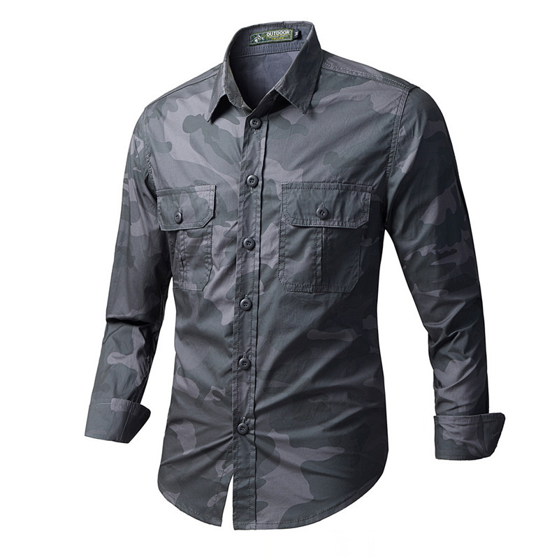 Spring Autumn Men's Tactical C - Tactical Military Shirt Cargo ulasan dan harga