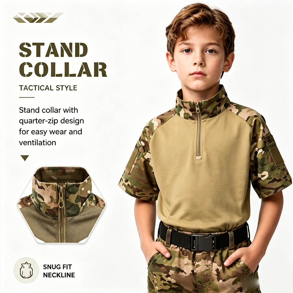 Kids Camouflage Tactical Frog  - Tactical Military Shirt Cargo ulasan dan harga