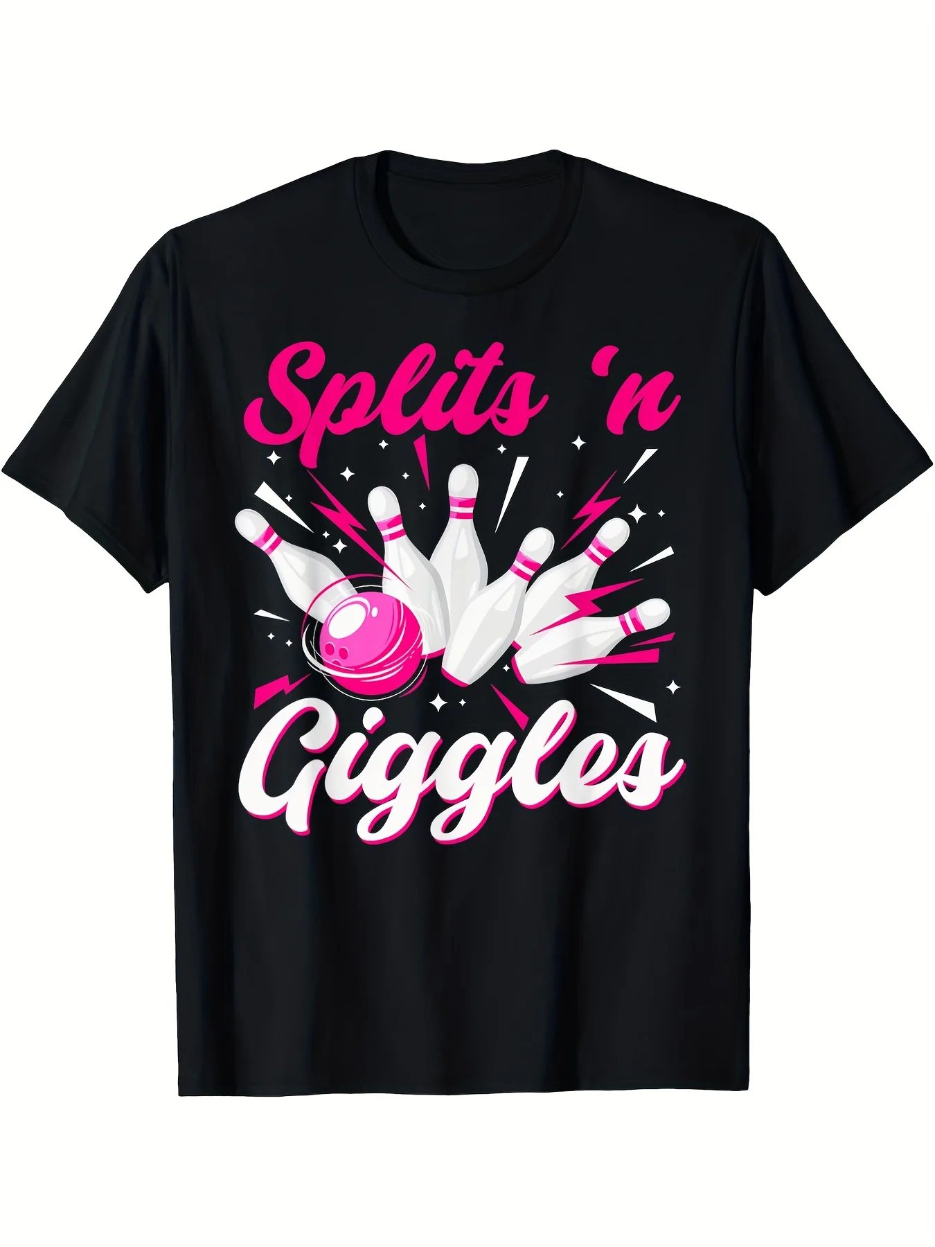 Funny Bowling Themed T-Shirt f - Short Sleeve Bowling Shirt Retro ulasan dan harga