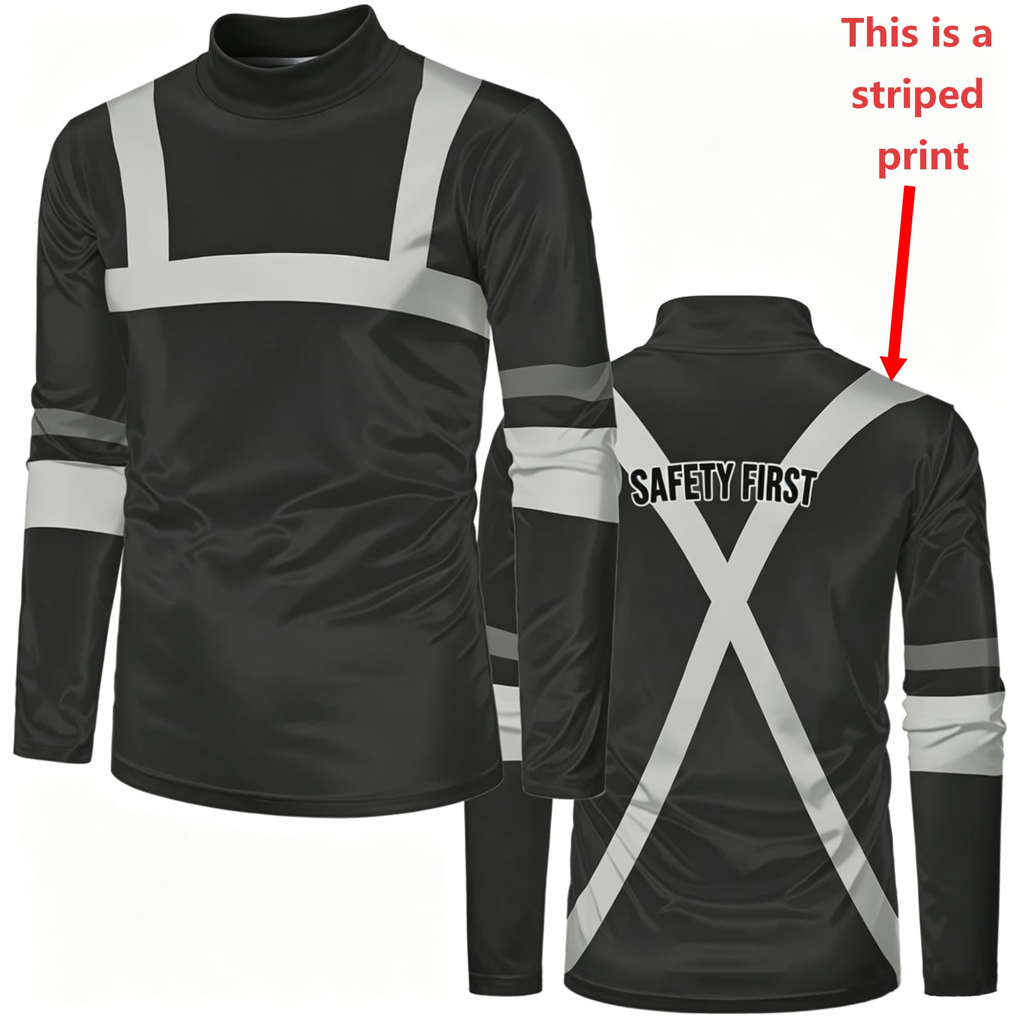 Men Mock Neck Long Sleeve T‑Sh - Jackets ulasan dan harga