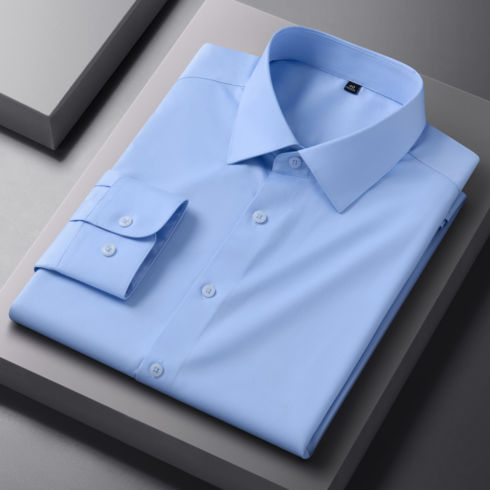 Men's Business Casual Dress Sh - Breathable Bamboo Fiber Shirt Non Iron ulasan dan harga