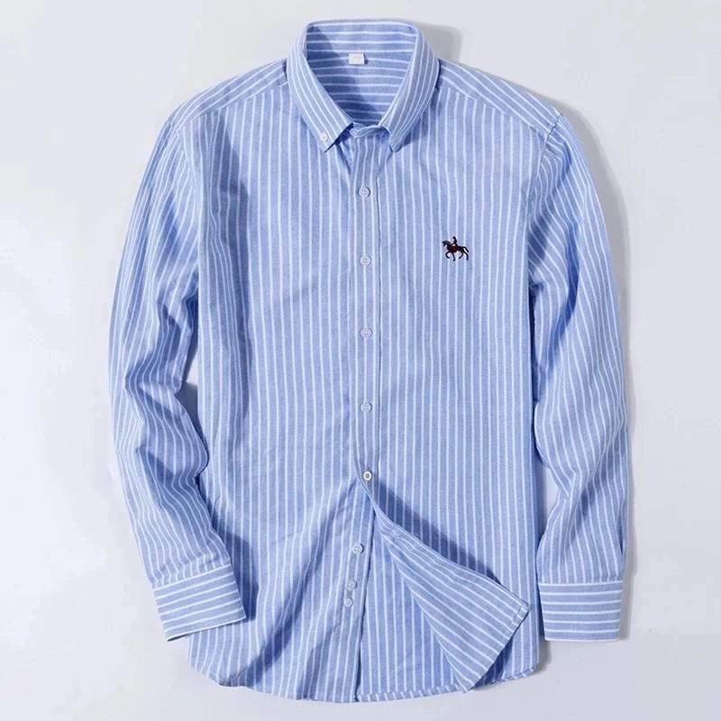 Quality 100% Cotton Oxford Shi - Oxford Cotton Casual Shirt Business ulasan dan harga