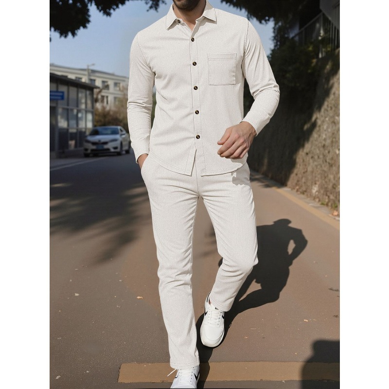 Men's Corduroy Button Up Shirt - Corduroy Button Up Shirt Men ulasan dan harga
