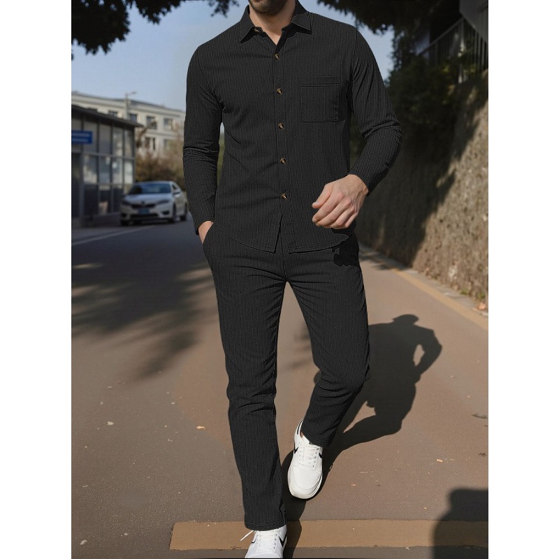 Men's Corduroy Button Up Shirt - Corduroy Button Up Shirt Men ulasan dan harga