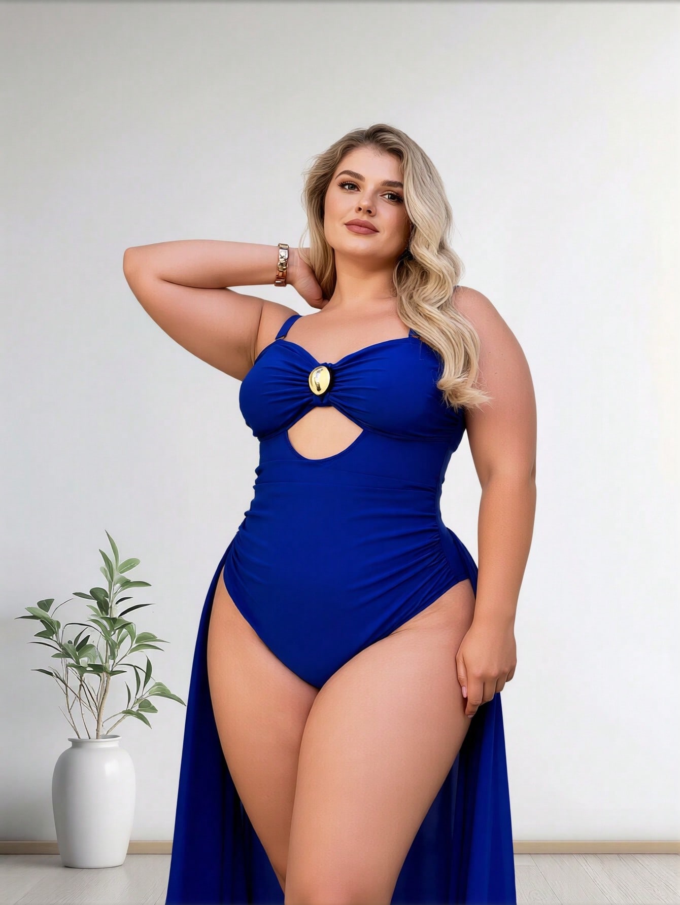 2026 New Plus Size Royal Blue  - Suits ulasan dan harga