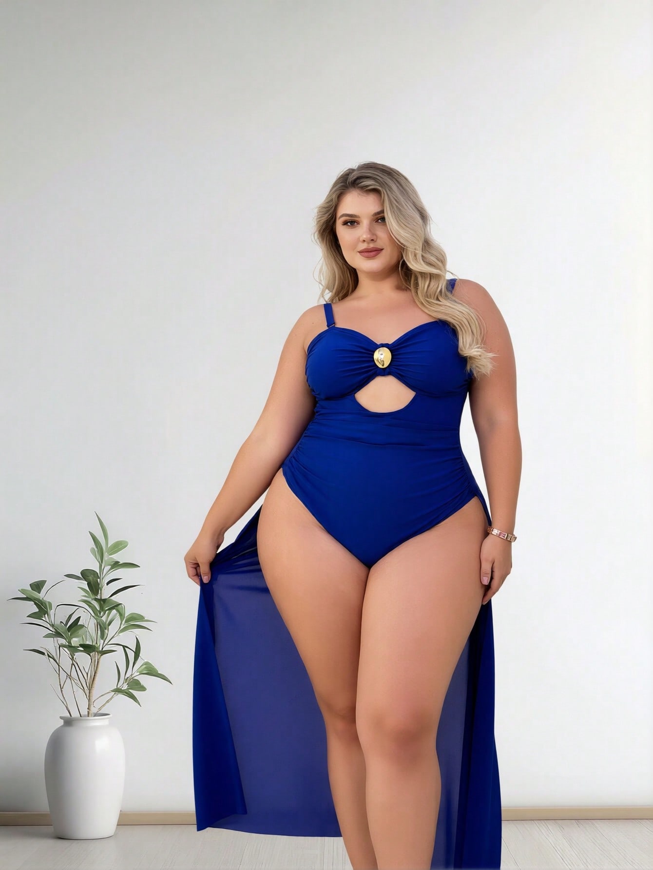 2026 New Plus Size Royal Blue  - Suits ulasan dan harga