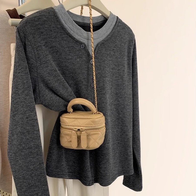 Plus Size Women Fake Two Piece - Shirts ulasan dan harga